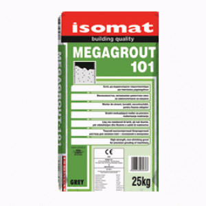 Isomat MEGAGROUT-101 25 kg Χυτό Μη Συρρικνούμενο Τσιμεντοκονίαμα Για Πακτώσεις Μηχανημάτων