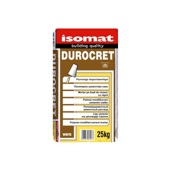 Isomat Durocret 25 kg Ρητινούχο Επισκευαστικό Τσιμεντοκονίαμα