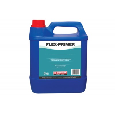 Isomat Flex-Primer 5 kg Υψηλής Ποιότητας Ακρυλικό Αστάρι Νερού