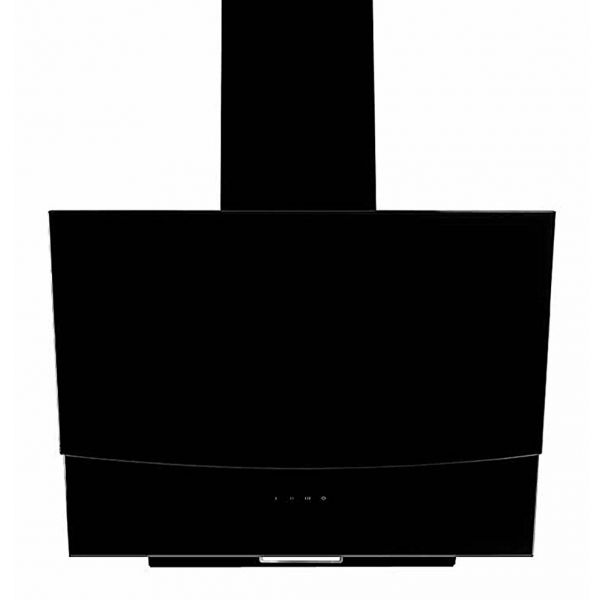 Απορροφητηρες - Karag CTW 14 90 cm Επίτοιχη Καμινάδα Κουζίνας Μαύρο Κρύσταλλο