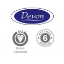 Καμπινες Μπανιου Devon - Devon Καμπινες - Καμπινες Μπανιου - Devon Primus Plus DGC 1200 Clear 120x140cm Κυρτό Δίπτυχο Μπανιέρας