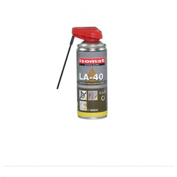 Isomat LA-40 400 ml Ειδικό Λάδι Σε Spray Για Πολλαπλές Χρήσεις