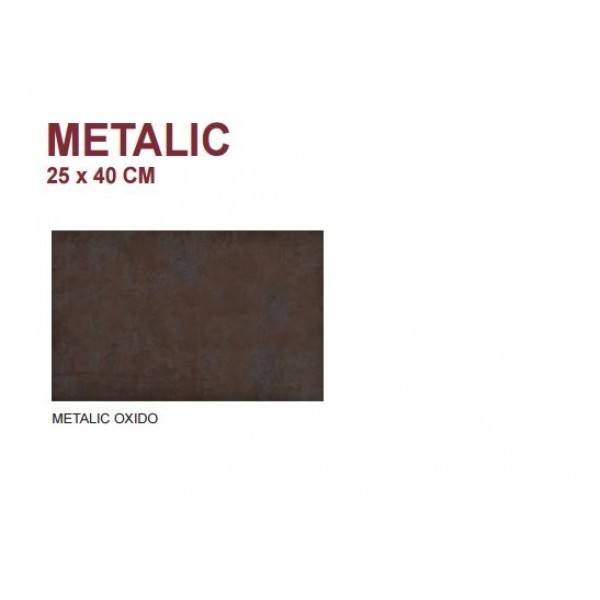 Karag Metalic Oxido 25 x 40 cm Πλακάκι Τοίχου