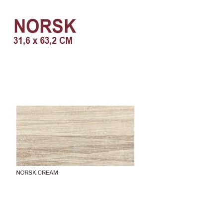 Karag Norsk Cream 31.6 x 63.2 cm Πλακάκι Τοίχου