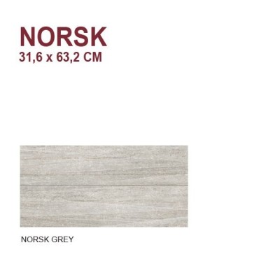 Karag Norsk Grafito 31.6 x 63.2 cm Πλακάκι Τοίχου