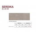 Πλακακια - Karag Serdika Marron 20 x 60 cm Πλακάκι Τοίχου