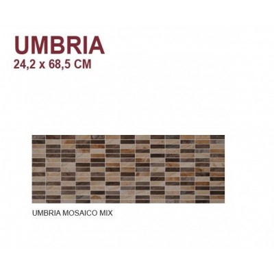 Karag Umbria Mosaico Mix 24.2 x 68.5 cm Πλακάκι Τοίχου